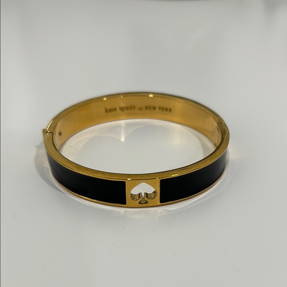 Kate Spade New York Black and Gold Bangle